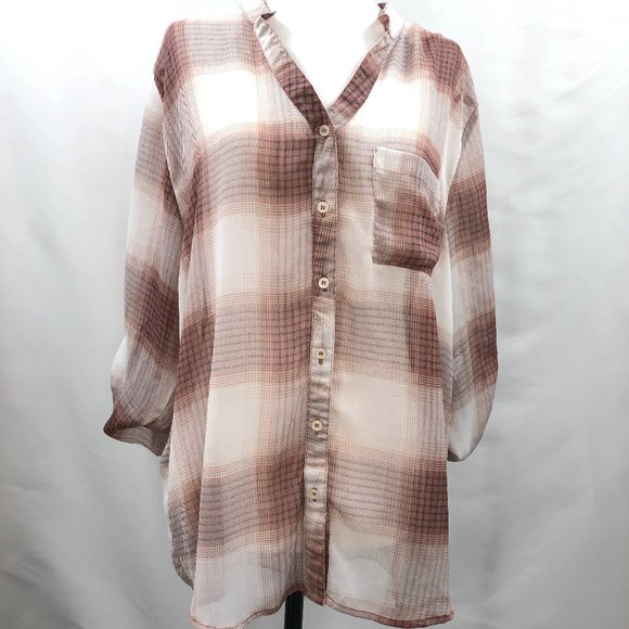 Streetwear Society | Pink Tan Plaid (Size L) - Picture 2 of 5